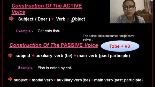 ACTIVE & PASSIVE VOICE - ENGLISH MATERIAL FOR ELEVENTH GRADE OF SENIOR HIGH SCHOOL STUDENTS смотреть онлайн