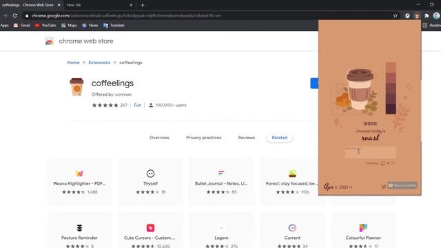 coffeelings - chrome extension смотреть онлайн