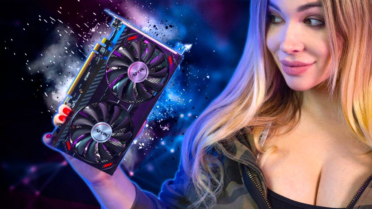 Китайская видеокарта с гарантией - AFOX RX 5500 XT 8gb смотреть онлайн