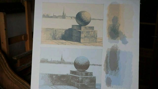 АКВАРЕЛЬ В АРХИТЕКТУРНОЙ ГРАФИКЕ // задание №3 // АРХИТЕКТУРНАЯ ФОРМА И АНТУРАЖ смотреть онлайн