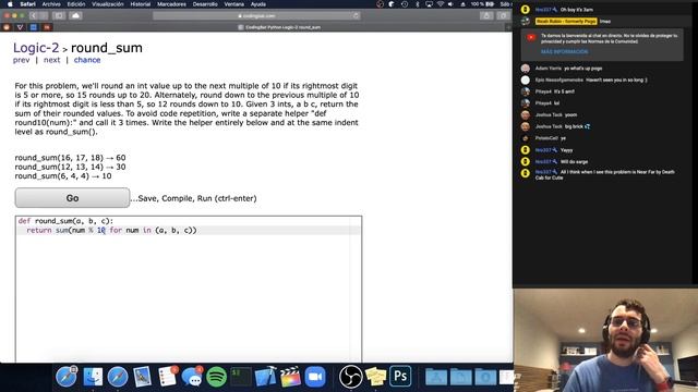 Solving CodingBat Python challenges in one line (3/21/20) смотреть онлайн