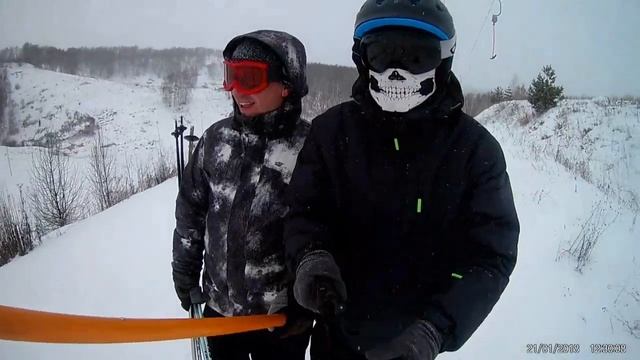 Нижегородская обл., Богородский район, с.Хабарское, база отдыха Хабарское 21.01.18 смотреть онлайн