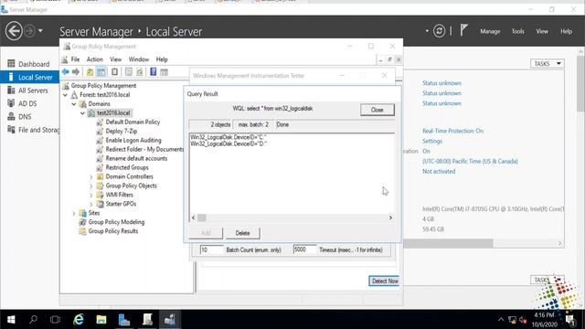 Using WMI filters to target GPOs смотреть онлайн