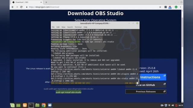 how to install OBS Studio in Ubuntu Mint MX & Fix Your GPU may not be supported смотреть онлайн