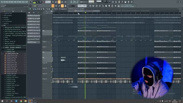 Делаем мрачный Drill трек ( бит и текст) смотреть онлайн