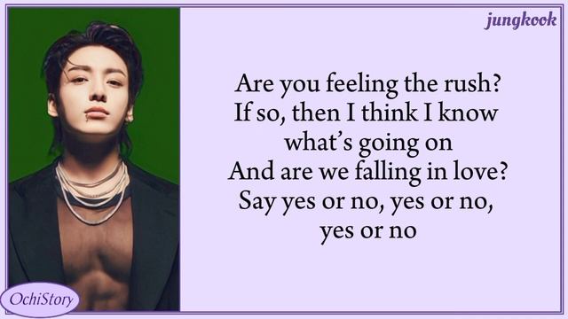 Jungkook (중국)  'Yes Or No' Lyrics