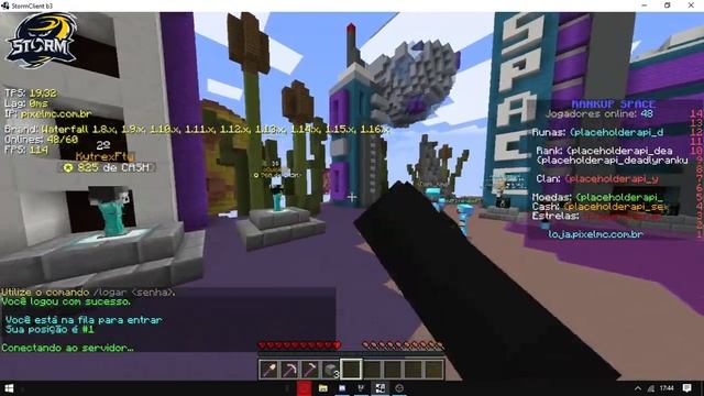 AntiCrashers vs StormClient b3 ( CRASH MINECRAFT SERVER ) смотреть онлайн