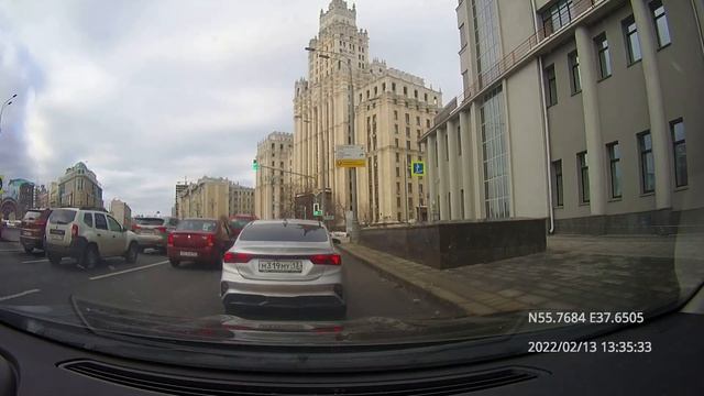 Driving in Moscow agglomeration: Текстильщики - Мытищи 13/02/2022 (timelapse) смотреть онлайн