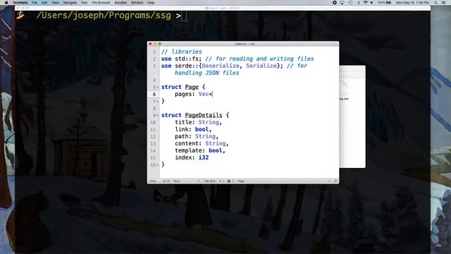 Code a Static Website Generator with Rust - Create Data Structures смотреть онлайн