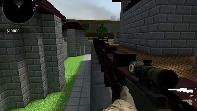 CSGO Awp Minecraft map смотреть онлайн