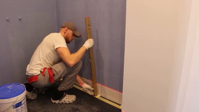 3# Укладка плитки на первую стенку смотреть онлайн