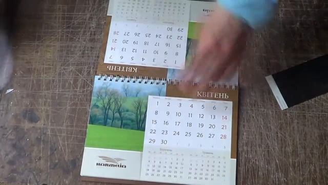 Фотоальбом из календаря.Скрапбукинг. смотреть онлайн