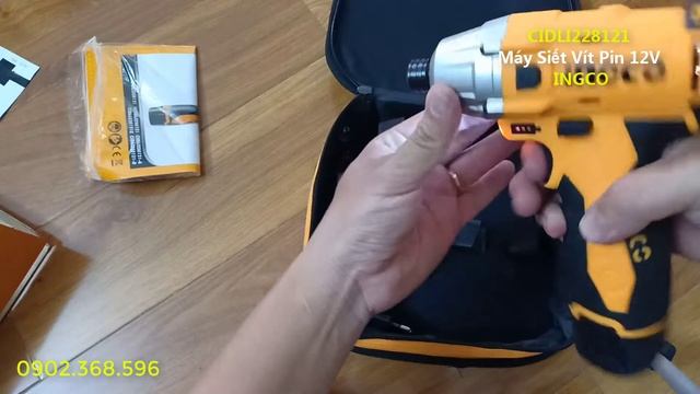 Mở Hộp Máy Siết Vít Pin 12V INGCO CIDLI228121 смотреть онлайн