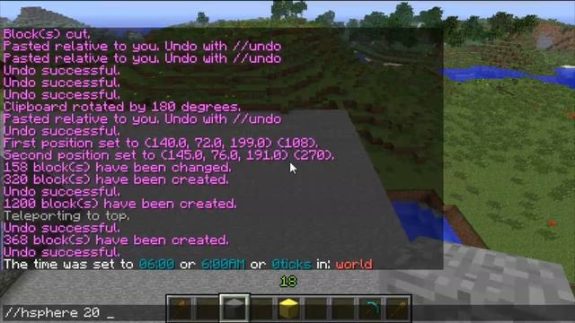 Minecraft Bukkit Plugin - World Edit / World Guard - How to use + Commands смотреть онлайн