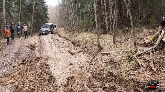 Лютый уклон который смог проехать только Defender! Лютый трешняк!) смотреть онлайн