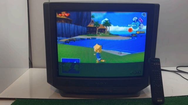 Sony Trinitron KV-20V80 1998 20 Inch S-Video CRT TV Gamecube смотреть онлайн