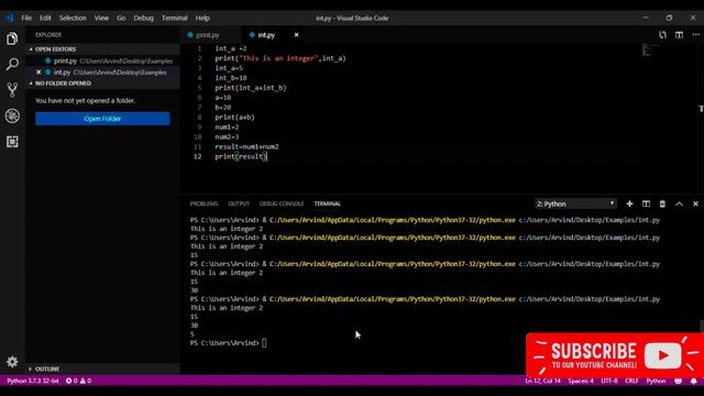 Python tutorial for beginners #3 - basic programming with examples [hindi] смотреть онлайн