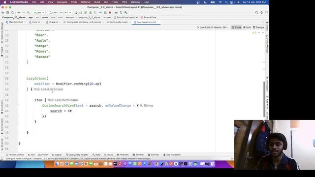 ? #37 List Seach View in Jetpack compose hindi. смотреть онлайн
