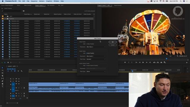 Adobe Premiere Pro. Базовый уровень. Эпизод занятия №3: работа с треками. Дмитрий Ларионов смотреть онлайн