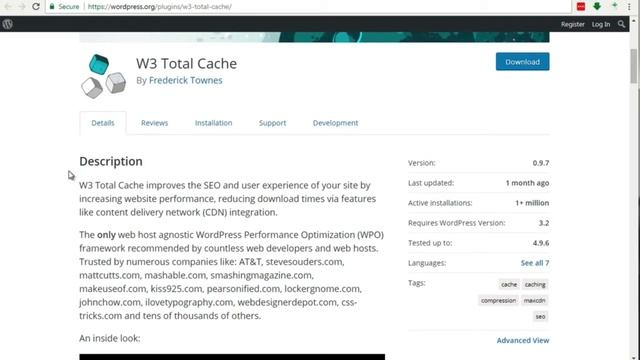 Use of Caching Plugin (Speed up WordPress-8) смотреть онлайн