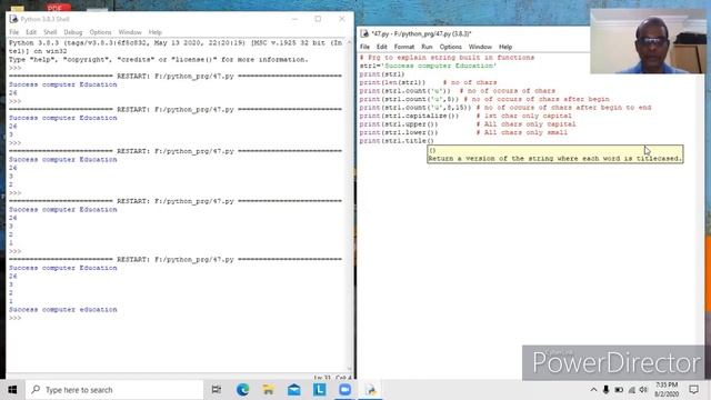 Selvamani Python Video Lesson 13 смотреть онлайн
