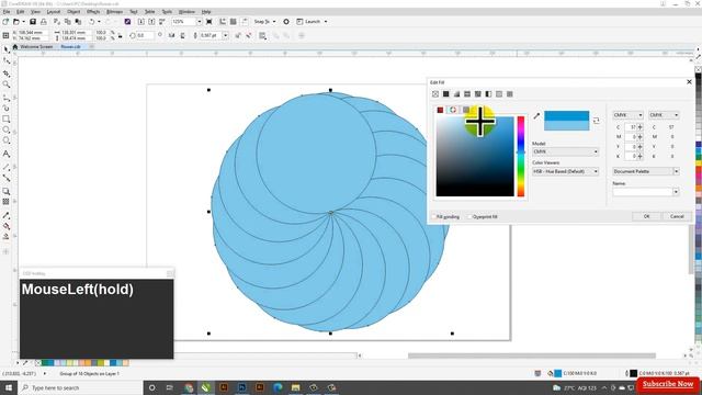 Flower Design in CorelDraw | How to Make a Circle Flower Design in CorelDraw Tutorial | 1 Min Video смотреть онлайн