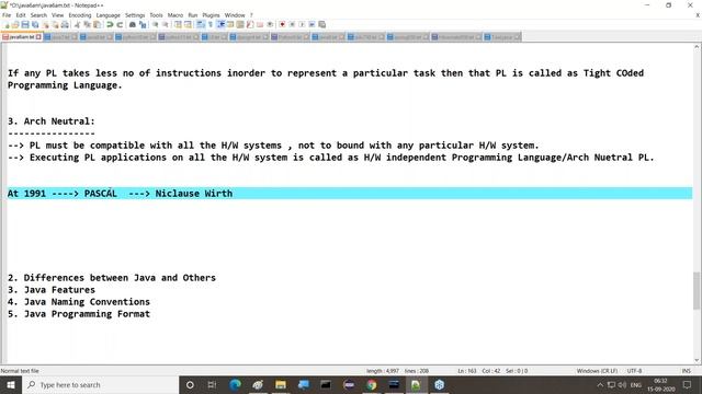 CORE JAVA (with PROJECT) tutorials || Session - 3 || by Mr. Nagoor Babu On 15-09-2020 @ 6AM смотреть онлайн