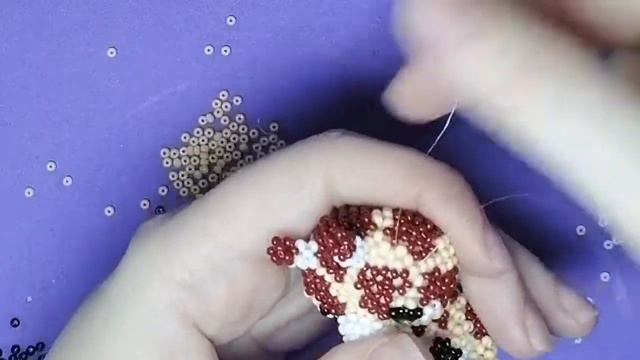 Жираф. РОЖКИ. УШКИ. ХВОСТИК. МК. Туториал. КРЕПЛЕНИЕ. МК. Мастер класс. Амигуруми из бисера. смотреть онлайн