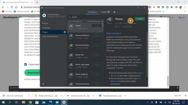 How to Install Flutter, with Android Studio, Emulator, VS Code on Windows 10, Windows 11 2022 смотреть онлайн
