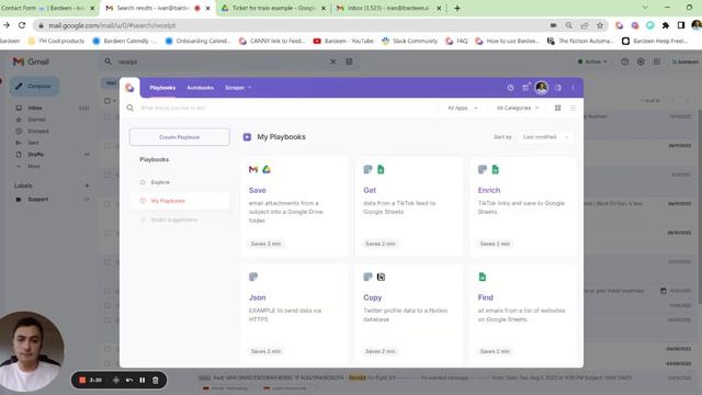Save email attachments into Google Drive automatically! | Bardeen Playbook Tutorial смотреть онлайн