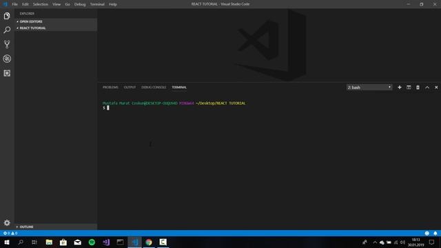 ReactJS Eğitim Serisi 4 - Node,Npm,React Kurulumu ve İlk çalıştırma смотреть онлайн