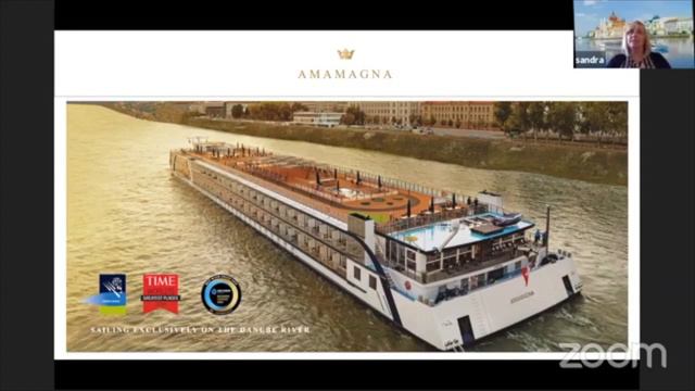 Derek's Travel Chat Episode #12 AMAWATERWAYS SANDRA GARDNER смотреть онлайн