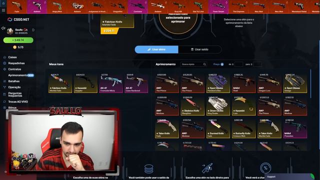 Ganhei uma KARAMBIT fake "BLACK PEARL" no CSGO! смотреть онлайн
