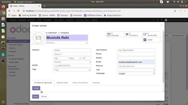 Odoo User Mailbox App for IMAP and SMTP email configuration смотреть онлайн