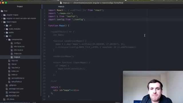 Angular VS React - Episódio 11 - Renderizando o mapa com o Leaflet no React смотреть онлайн