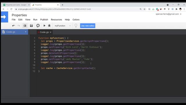 Properties and Cache Services смотреть онлайн
