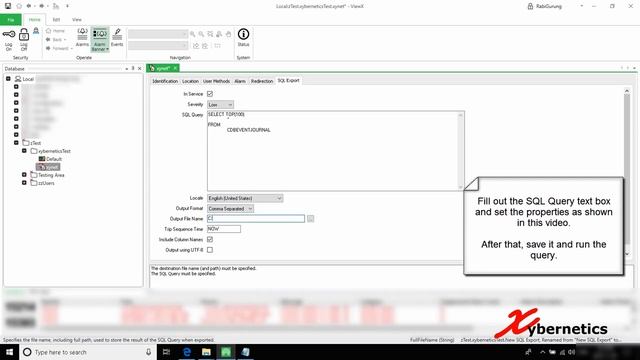 ClearSCADA - Create SQL Export смотреть онлайн