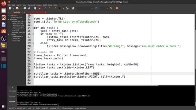 Python Tkinter tutorial hands on project | Tkinter Ready To do list | смотреть онлайн