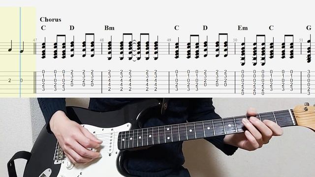 The Monkees - Daydream Believer Guitar Cover With Tab смотреть онлайн