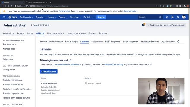 ScriptRunner - Listeners | Create a Sub-task automatically смотреть онлайн