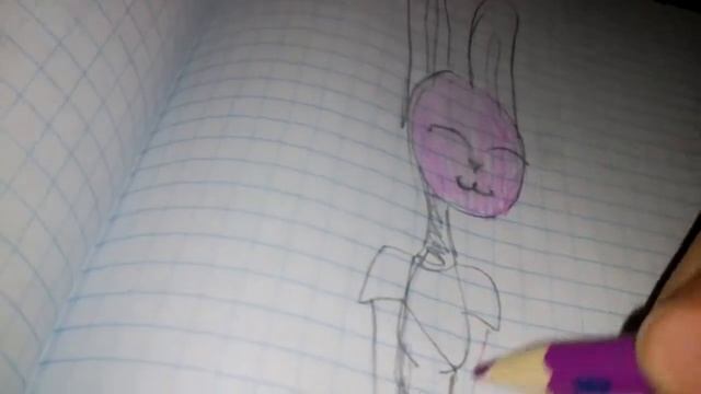 Рисуем Бонниту из фнаф #1 смотреть онлайн