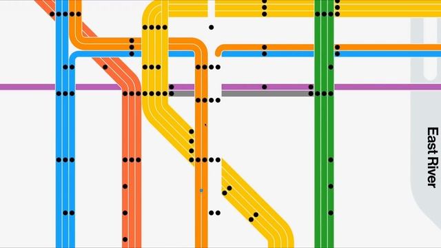 Future New York City - New Digital Subway Map by Work and Co смотреть онлайн