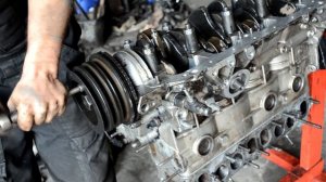 установка шкива коленвала на двигатель умз 4216