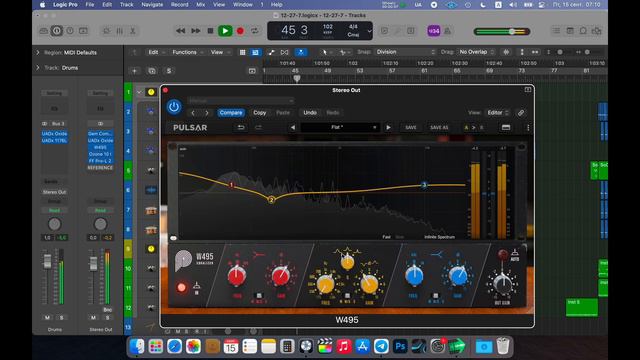 Pulsar Audio W495 - эквалайзер для мастеринга и не только. Обзор плагина