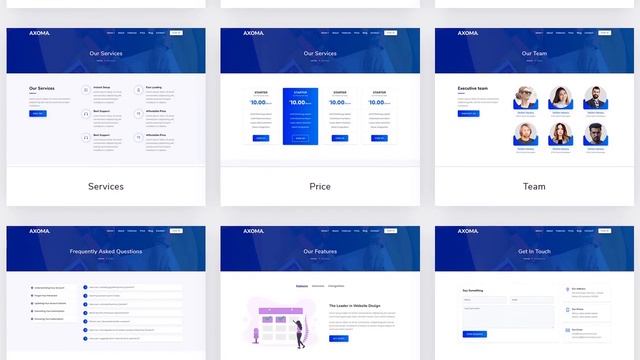 Axoma – Responsive Bootstrap 4 Landing Template смотреть онлайн