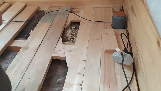 Стелю деревянный пол по лагам смотреть онлайн