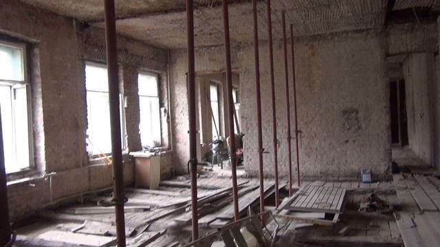 Перекрытие 150м2 в старом фонде после пожара. смотреть онлайн