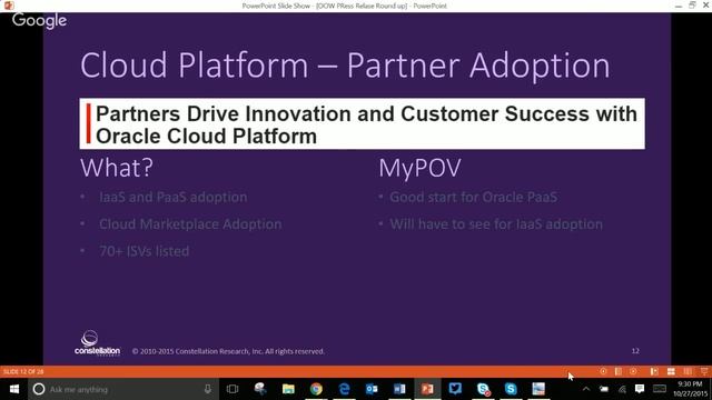 News Analysis - All Sunday - Tuesday Oracle OpenWorld Press Releases with Commentary смотреть онлайн
