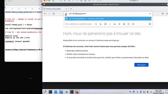 14- INSTALLATION PhpPgAdmin sur debian 11 смотреть онлайн