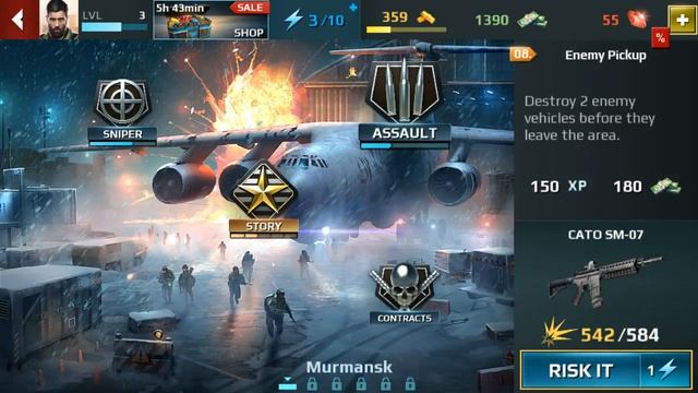 Sniper Fury Assault : Mission - Delta's Advance & Enemy Pickup Gameplay 5 смотреть онлайн